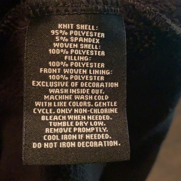 FILA Ladies Black and Grey Jacket Size Medium Full Zip with Hood and Pockets - Picture 8 of 10